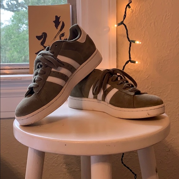 adidas campus olive green